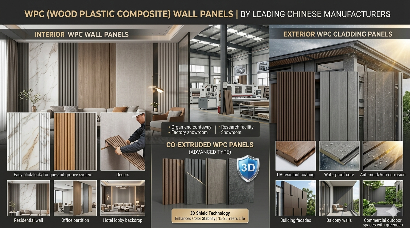WPC Wall Panel Factory China : Complete Buyer Guide Chinese WPC Wall Panel Factories