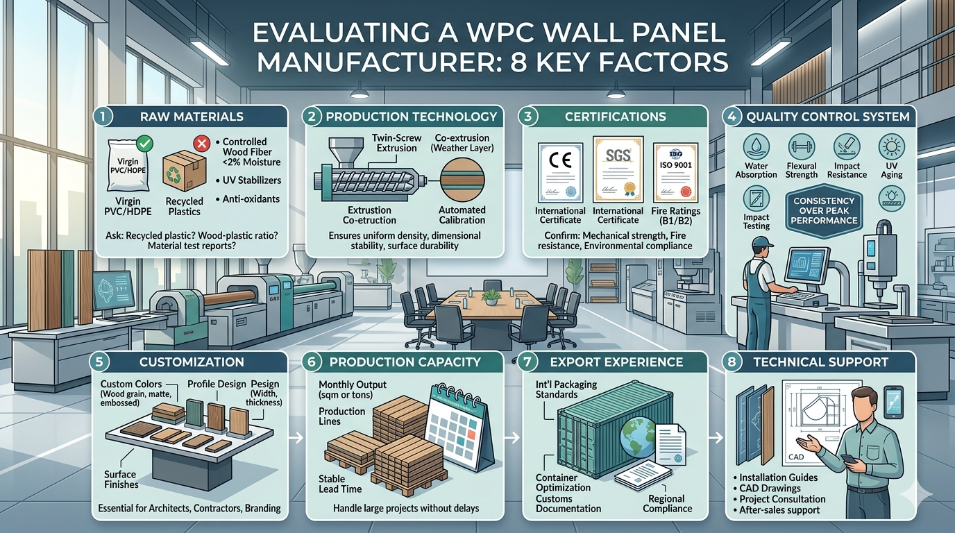WPC Wall Panel Manufacturer : How to Choose the Right Supplier Choosing WPC Wall Panel Supplier