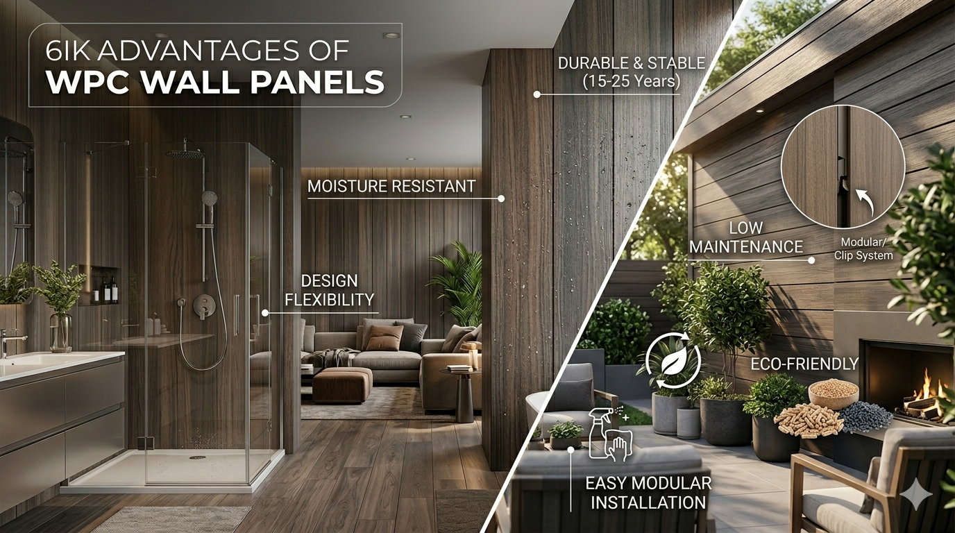Advantages of WPC Wall Panels Explained Advantages of WPC Wall Panels