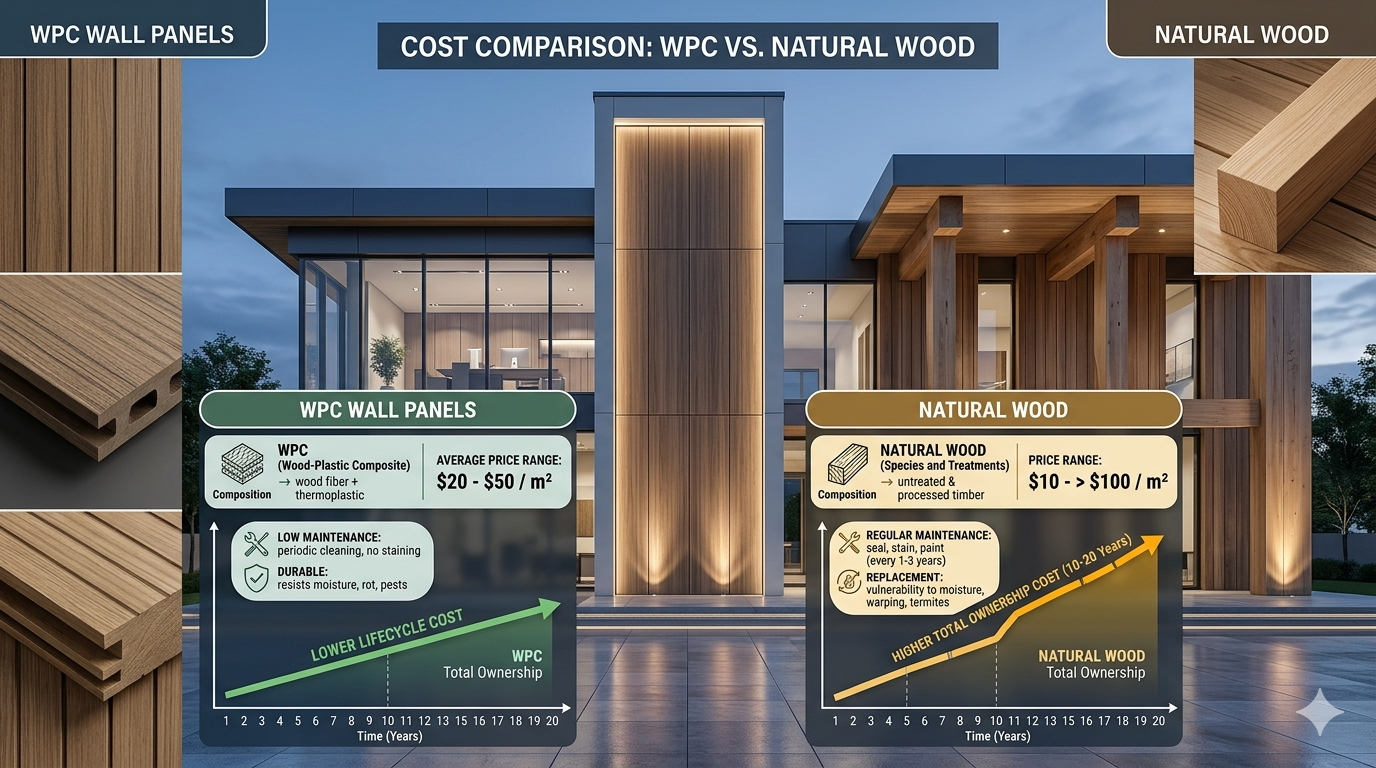 Cost Differences Between WPC and Wood
