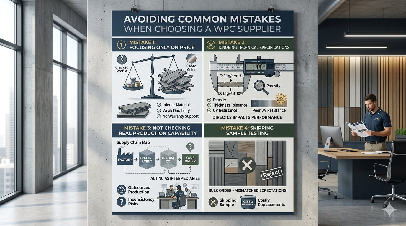 WPC Wall Panel Manufacturer : How to Choose the Right Supplier Common Mistakes When Choosing a Supplier