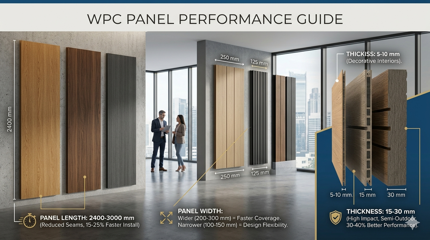 WPC Wall Panel Size