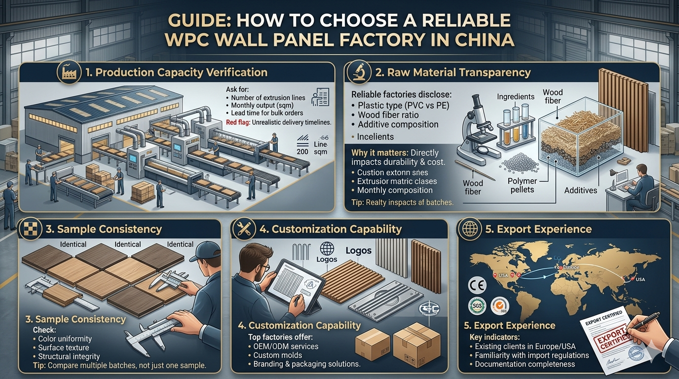 WPC Wall Panel Factory China : Complete Buyer Guide Choose a Reliable WPC Wall Panel Factory