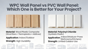 WPC Wall Panel vs PVC Wall Panel