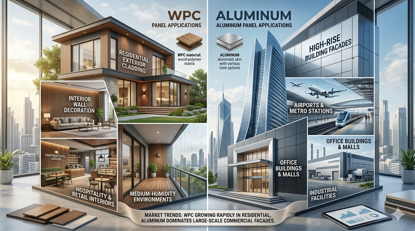 WPC vs Aluminum Wall Panels