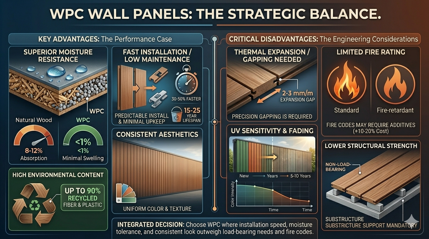 WPC Wall Panel Advantages and Disadvantages