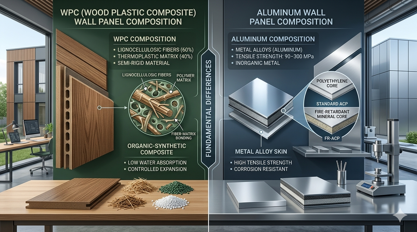 WPC vs Aluminum Wall Panels