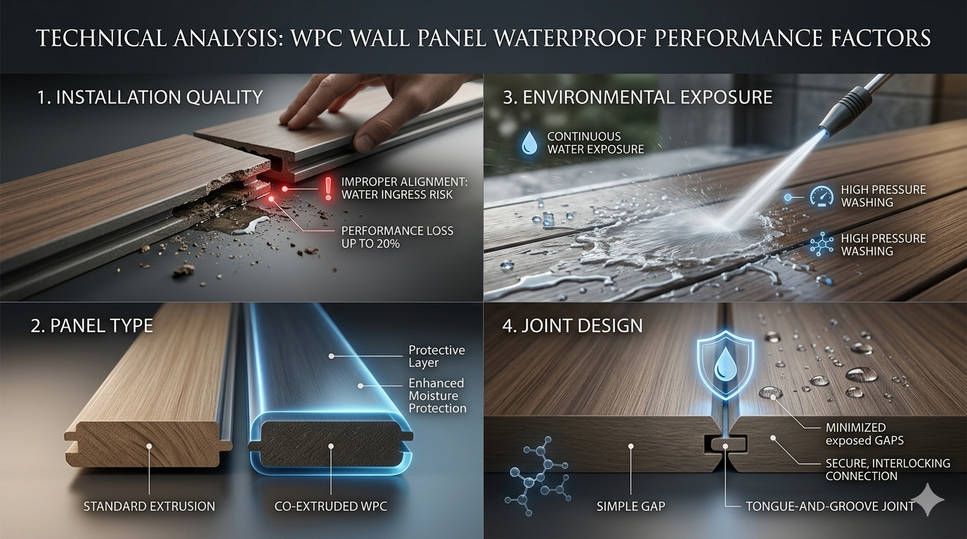 Is WPC Wall Panel 100% Waterproof? Explained What factors affect waterproof performance
