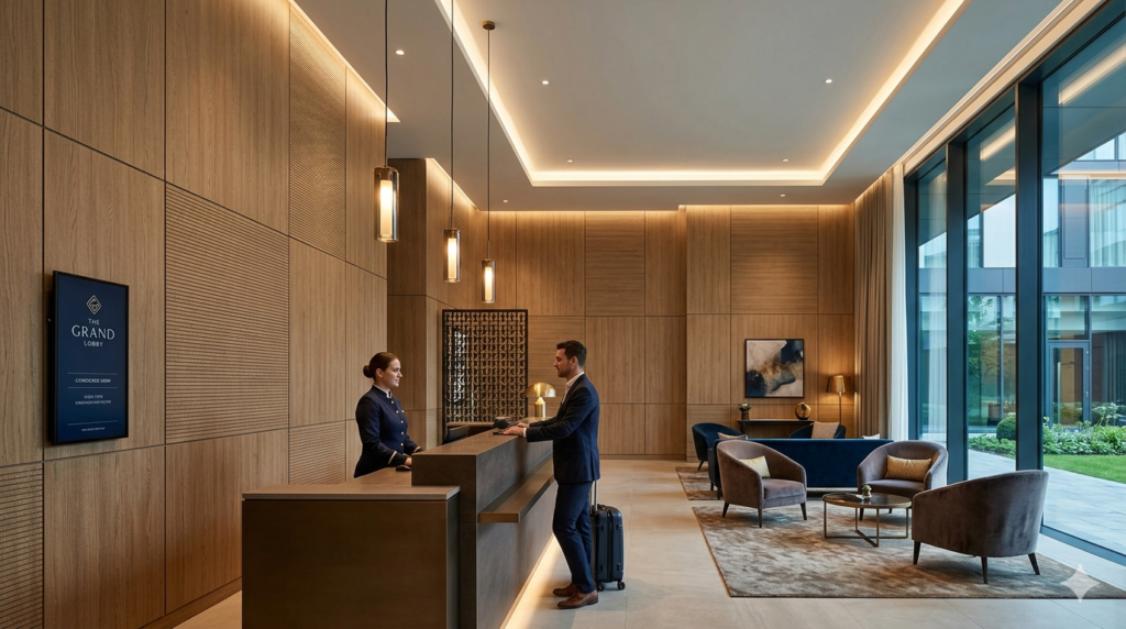 WPC Wall Panels for Hotel Projects