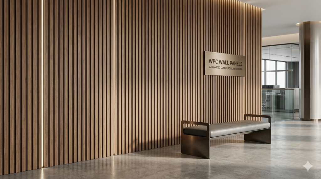 WPC Wall Panels for Commercial Interiors