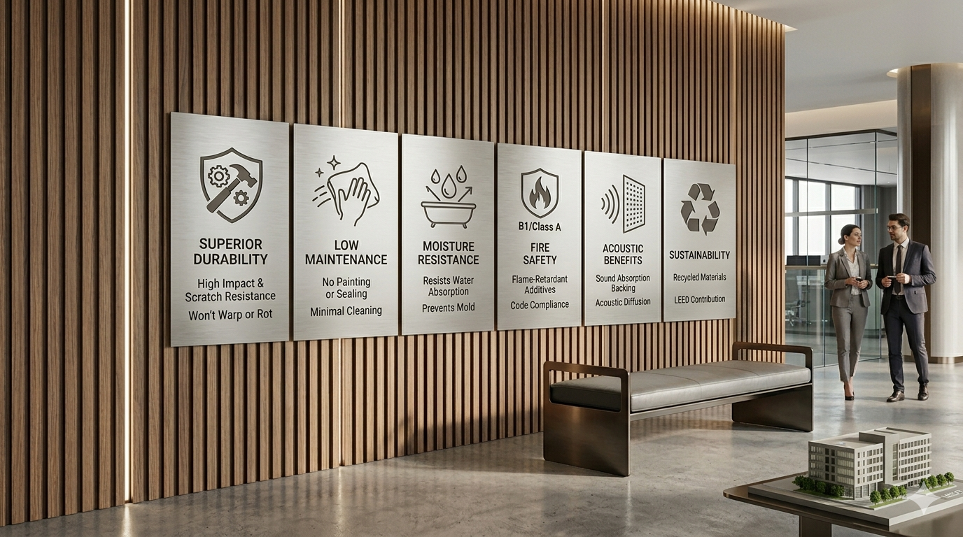 Choose WPC Wall Panels for Commercial Interiors