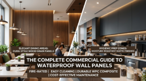 Waterproof Wall Panels for Restaurant & Café Interiors