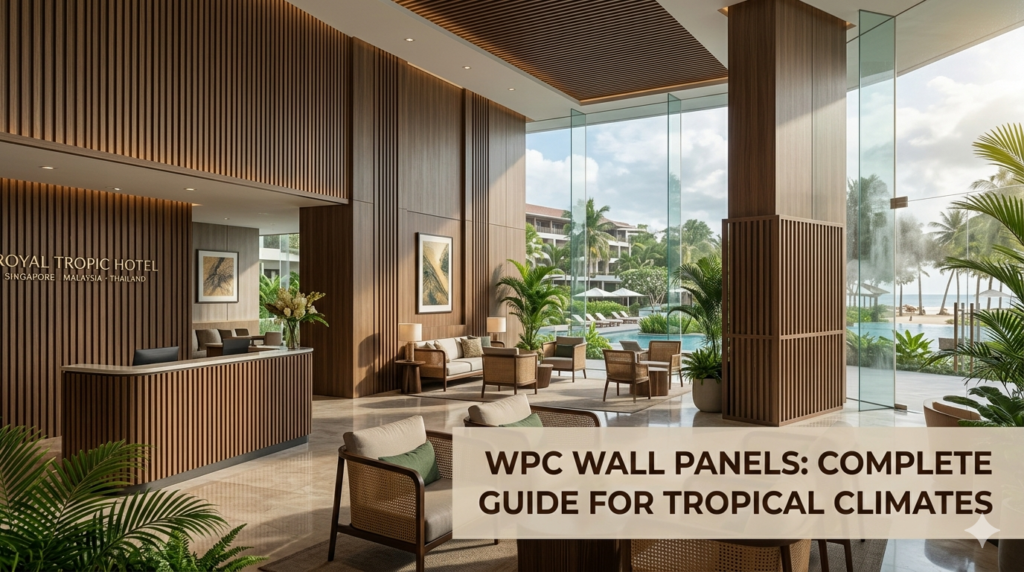 WPC Wall Panels for Southeast Asia Tropical Climate Applications