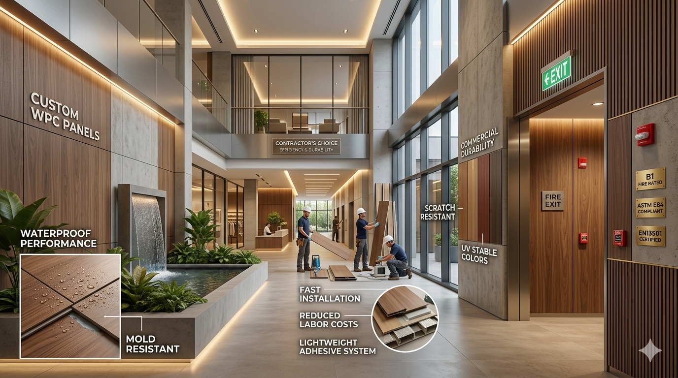 Custom WPC Wall Panel Manufacturer for Distributors & Contractors | OEM Factory Supply Guide Choose WPC Wall Panels for Commercial Projects