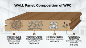 WPC Wall Panel Made Of