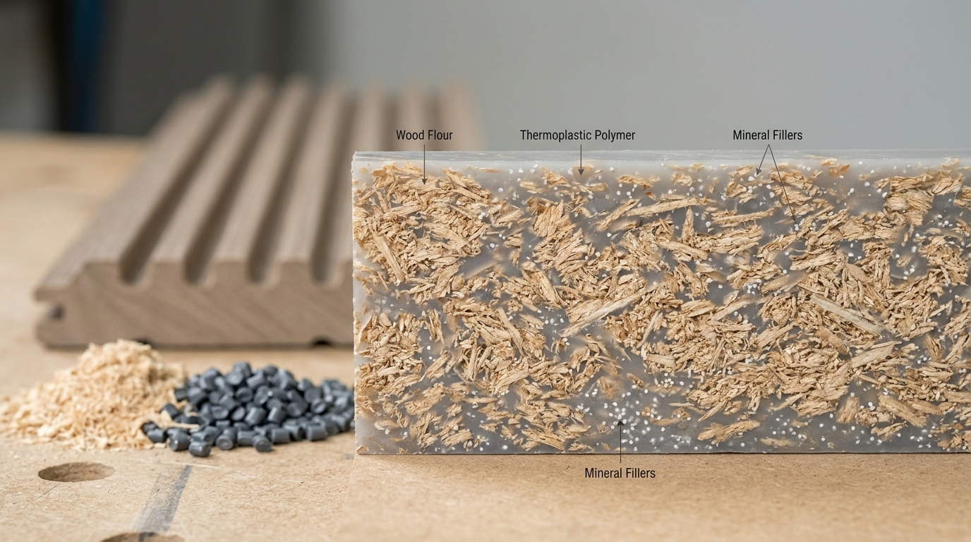 WPC Wall Panel Made Of