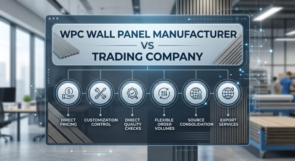 WPC Wall Panel Manufacturer vs Trading Company