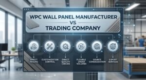 WPC Wall Panel Manufacturer vs Trading Company